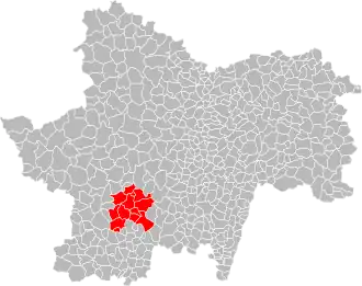 Localisation de Communauté de communes du canton de Charolles