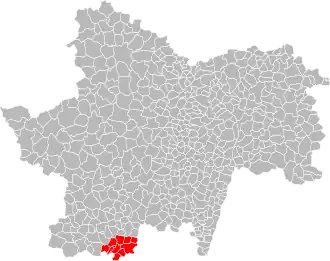 Localisation de Communauté de communes du Sud Brionnais
