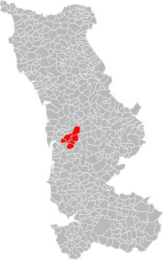 Localisation de Communauté de communes du canton de Coutances
