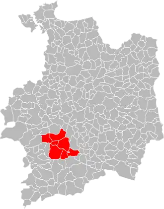 Localisation de Communauté de communes du canton de Guichen