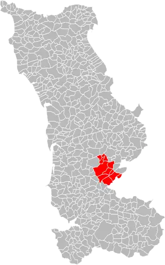 Localisation de Communauté de communes du canton de Percy
