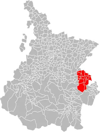 Localisation de Communauté de communes du canton de Saint-Laurent-de-Neste