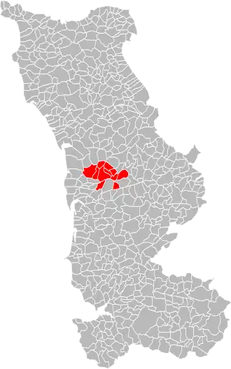 Localisation de Communauté de communes du canton de Saint-Sauveur-Lendelin
