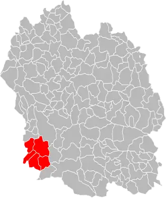 Localisation de Communauté de communes du Causse du Massegros