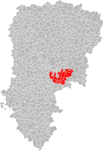 Localisation de Communauté de communesdu Chemin des Dames