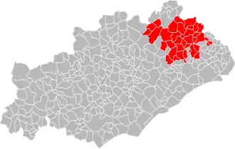 Localisation de Communauté de communesdu Grand Pic Saint-Loup