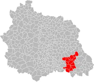 Localisation de Communauté de communes du Haut-Livradois