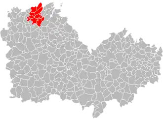 Localisation de Communauté de communes du Haut-Trégor