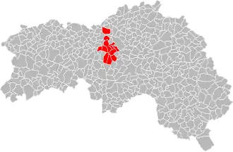 Localisation de Communauté de communes du Pays d'Argentan