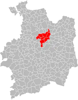 Localisation de Communauté de communes du Pays d'Aubigné