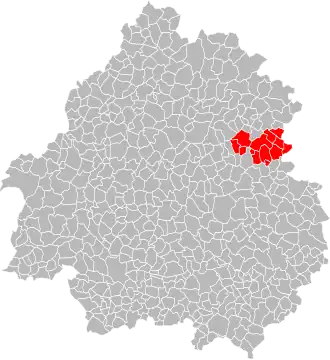 Localisation de Communauté de communes du Pays de Hautefort
