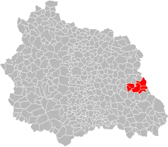 Localisation de Communauté de communes du Pays d'Olliergues