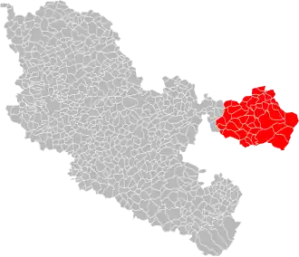 Localisation de Communauté de communes du Pays de Bitche