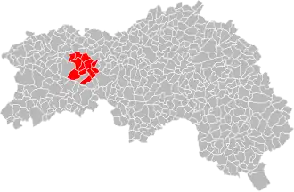 Localisation de Communauté de communes du Pays de Briouze