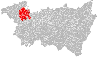 Localisation de Communauté de communes du Pays de Châtenois