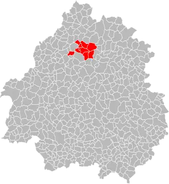 Localisation de Communauté de communes du Pays de Champagnac-en-Périgord