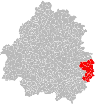 Localisation de Communauté de communes du Pays de Fénelon