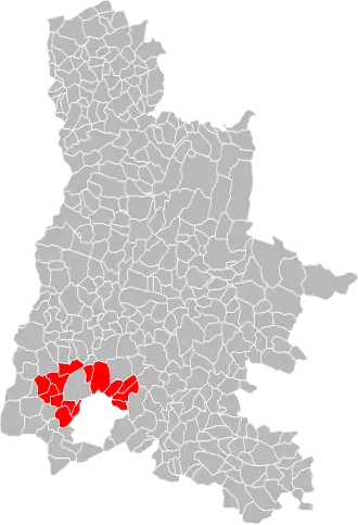 Localisation de Communauté de communes du Pays de Grignan