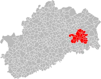 Localisation de Communauté de communesdu pays de Lure