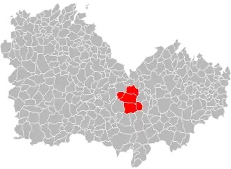 Localisation de Communauté de communes du Pays de Moncontour
