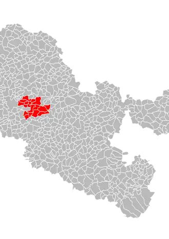 Localisation de Communauté de communes du pays de Pange