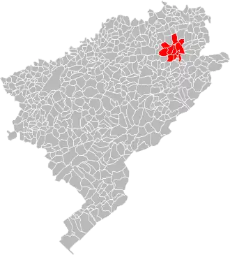 Localisation de Communauté de communes du pays de Pont-de-Roide
