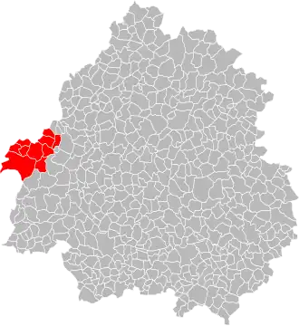 Localisation de Communauté de communesdu Pays de Saint-Aulaye