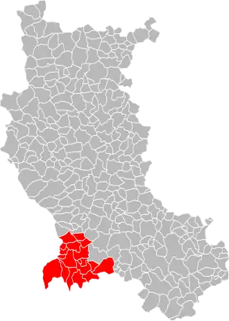 Localisation de Communauté de communes du Pays de Saint-Bonnet-le-Château