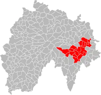 Localisation de Communauté de communes du Pays de Saint-Flour