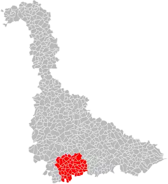 Localisation de Communauté de communes du Pays du Saintois