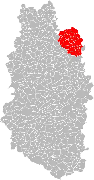 Localisation de Communauté de Communes du Pays de Spincourt