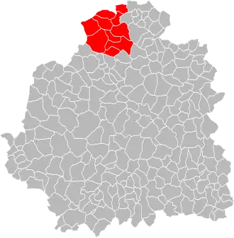 Localisation de Communauté de communes du pays de Valençay