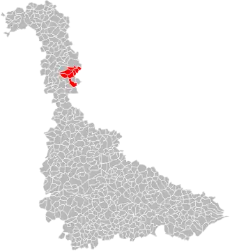 Localisation de Communauté de communes du Pays de l'Orne