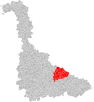 Localisation de Communauté de communesdu Pays du Sânon