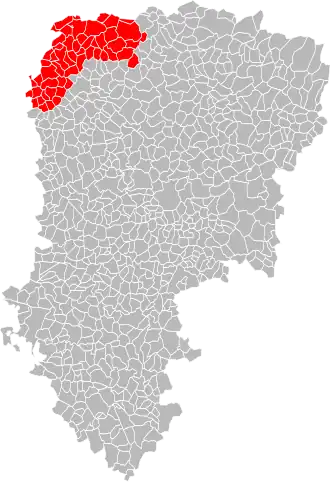 Localisation de Communauté de communesdu Pays du Vermandois