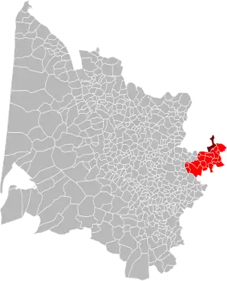 Localisation de Communauté de communes du Pays Foyen
