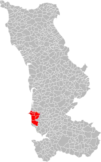 Localisation de Communauté de communes du Pays granvillais