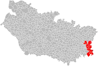 Localisation de Communauté de communes du Pays hamois
