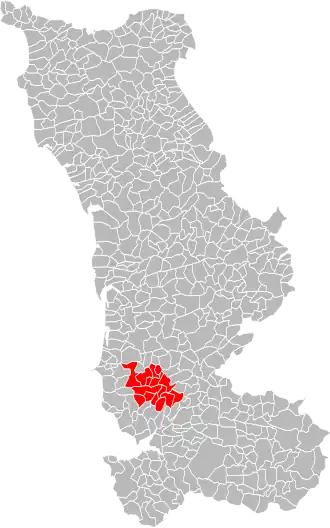 Localisation de Communauté de communesdu Pays hayland