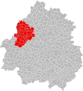 Localisation de Communauté de communes du Périgord Ribéracois