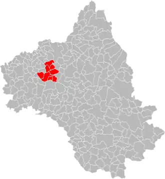 Localisation de Communauté de communes du Pays Rignacois