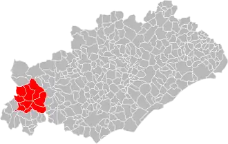 Localisation de Communauté de communesdu Pays Saint-Ponais
