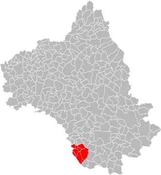 Localisation de Communauté de communes du Pays Saint-Serninois