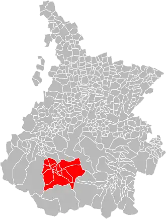 Localisation de Communauté de communes du Pays Toy