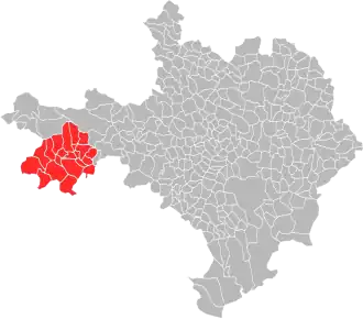 Localisation de Communauté Com Pays Viganais Cévennes Méridionales