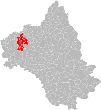 Localisation de Communauté de communesdu Plateau de Montbazens