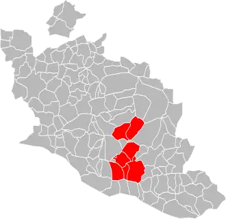 Localisation de Communauté de communes du Pont Julien