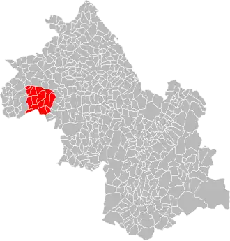 Localisation de Communauté de communes du Territoire de Beaurepaire