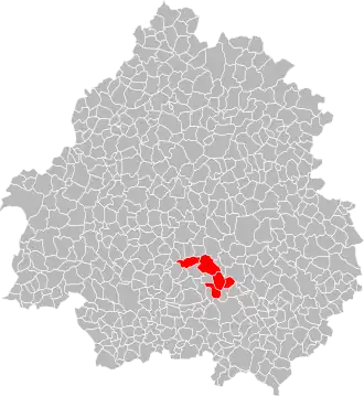Localisation de Communauté de communes du Terroir de la truffe
