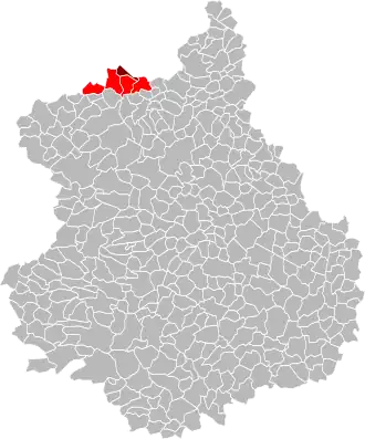 Localisation de Communauté de communes du Val d'Avre